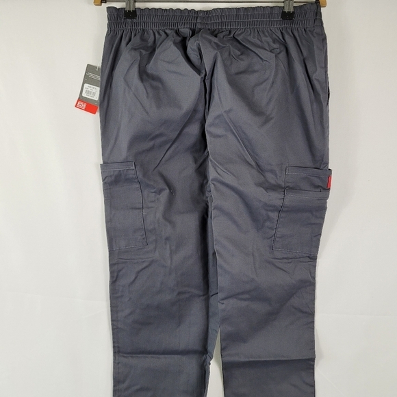 Dickies Natural Rise Tapered Leg Pull-On Tall Scrub Pant Pewter Sz Med NWT - Picture 5 of 8